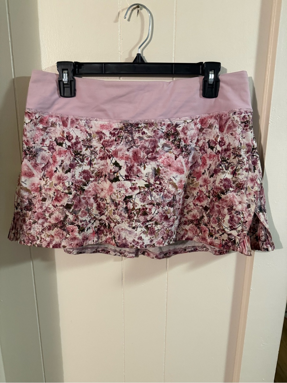 lululemon athletica Pink Floral Tennis Skirt